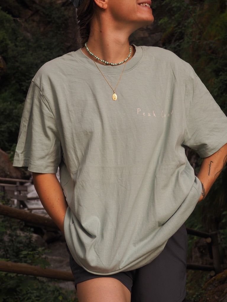 RIDE FIRST - T-shirt Vert Pastel