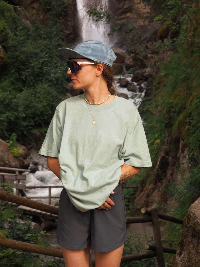 RIDE FIRST - T-shirt Vert Pastel