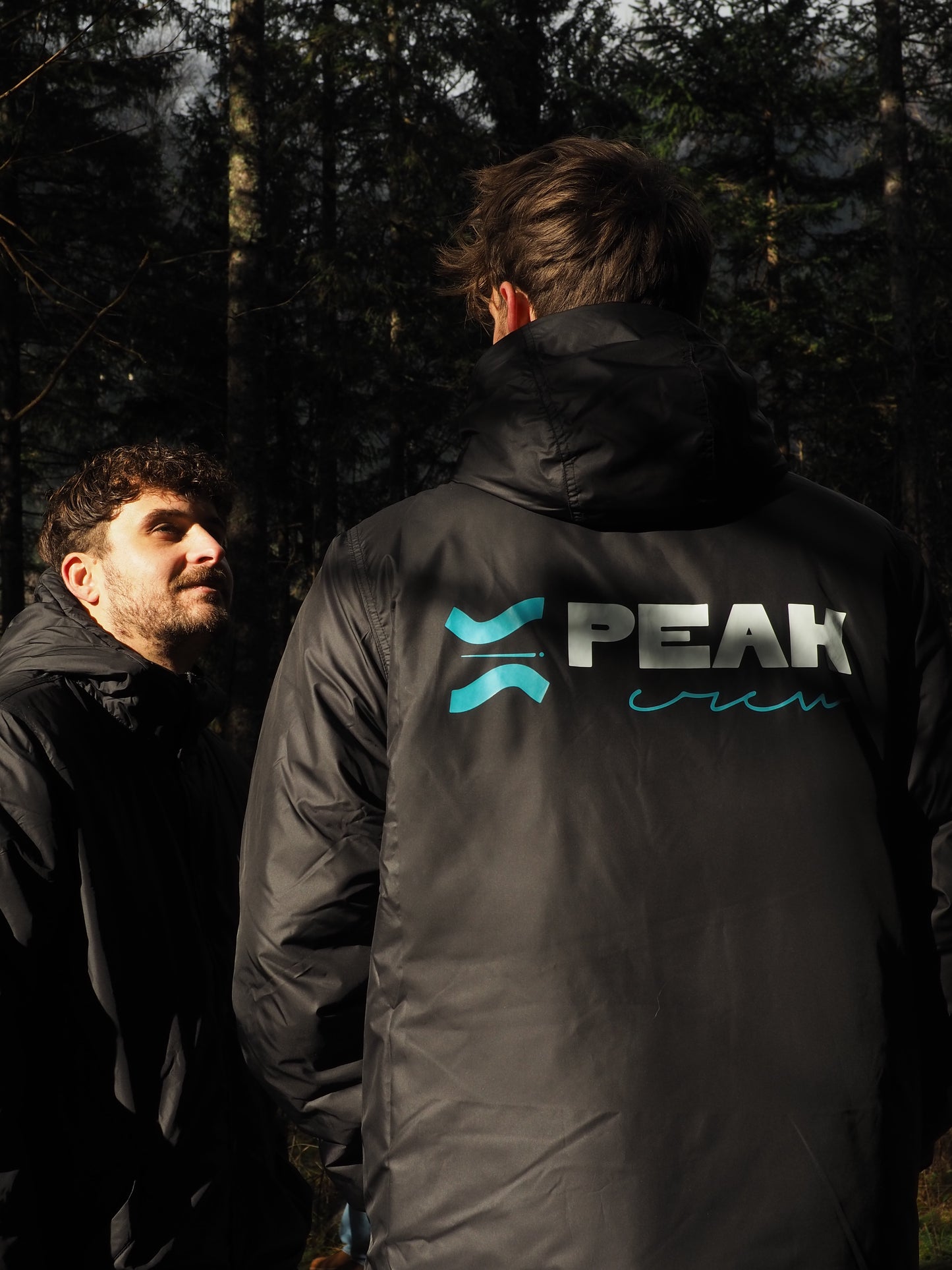 BLACK SUMMIT - Veste Longue Noire Style Parka