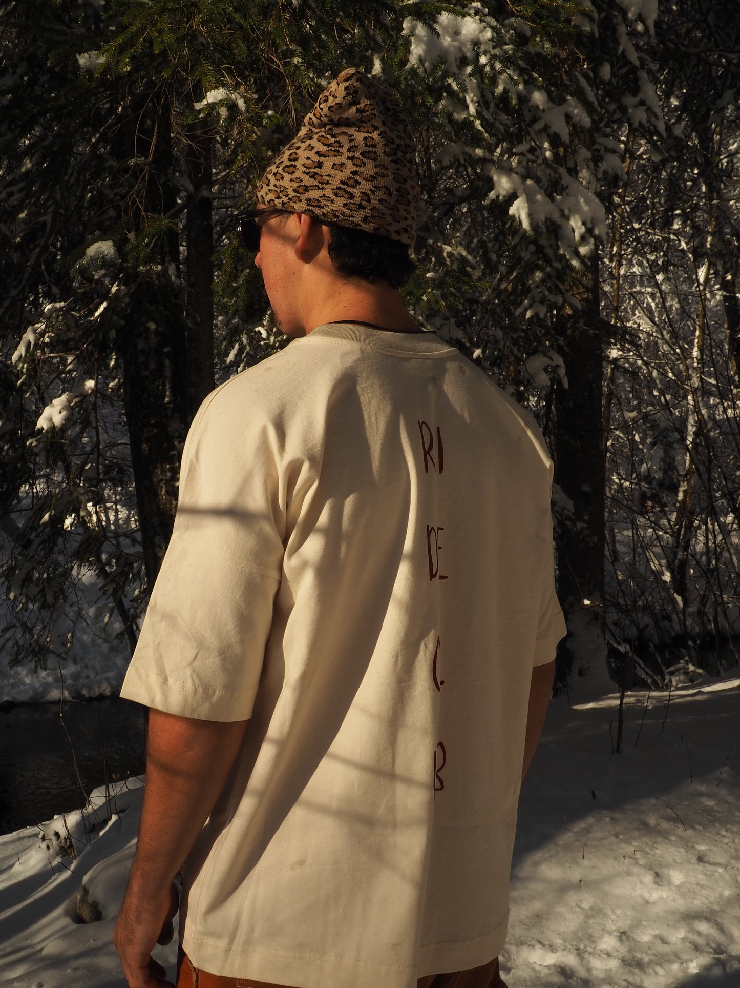 RIDE CLUB - T-shirt Beige Chiné