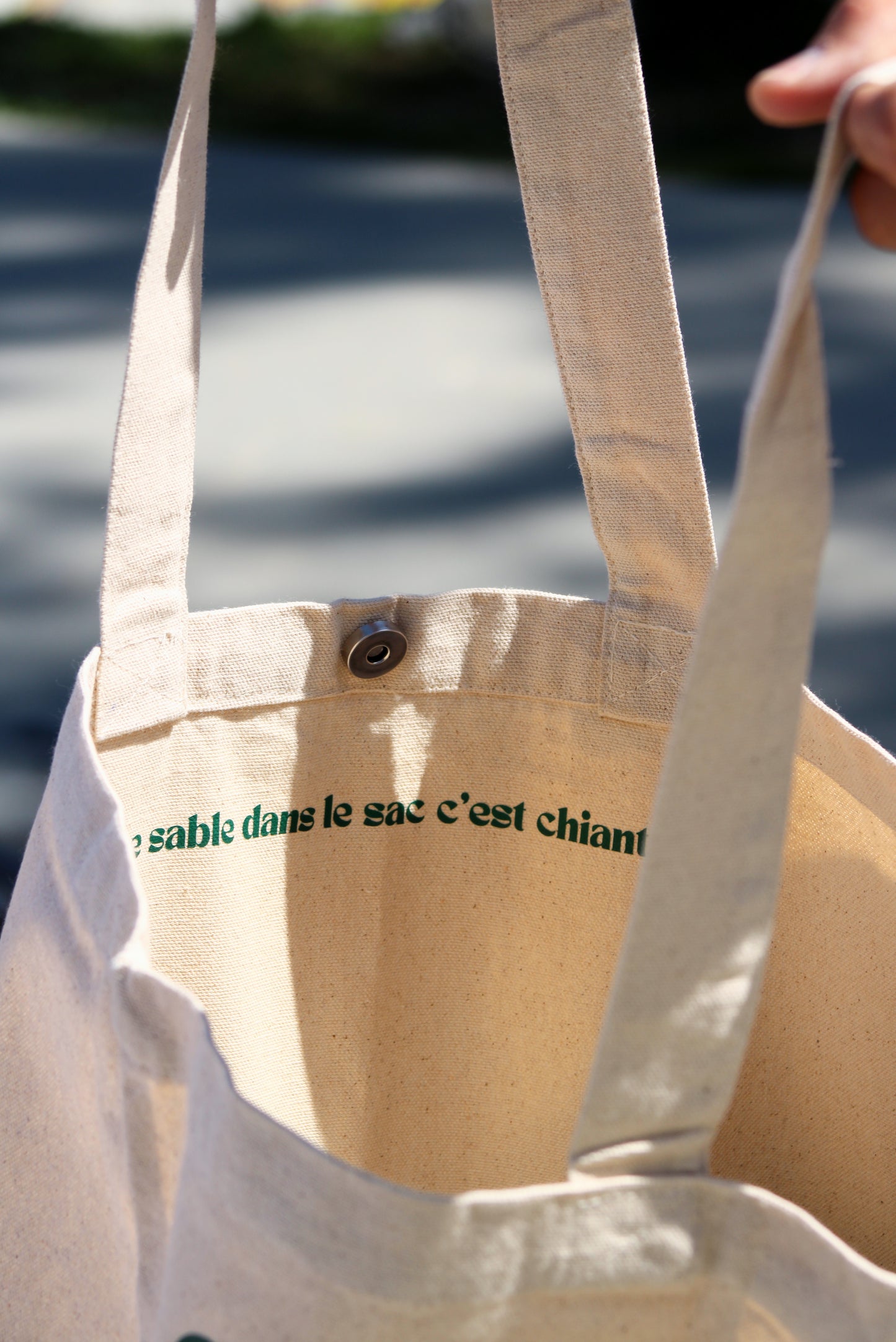 TOTE BAG RELOU LE SABLE DANS L'SAC