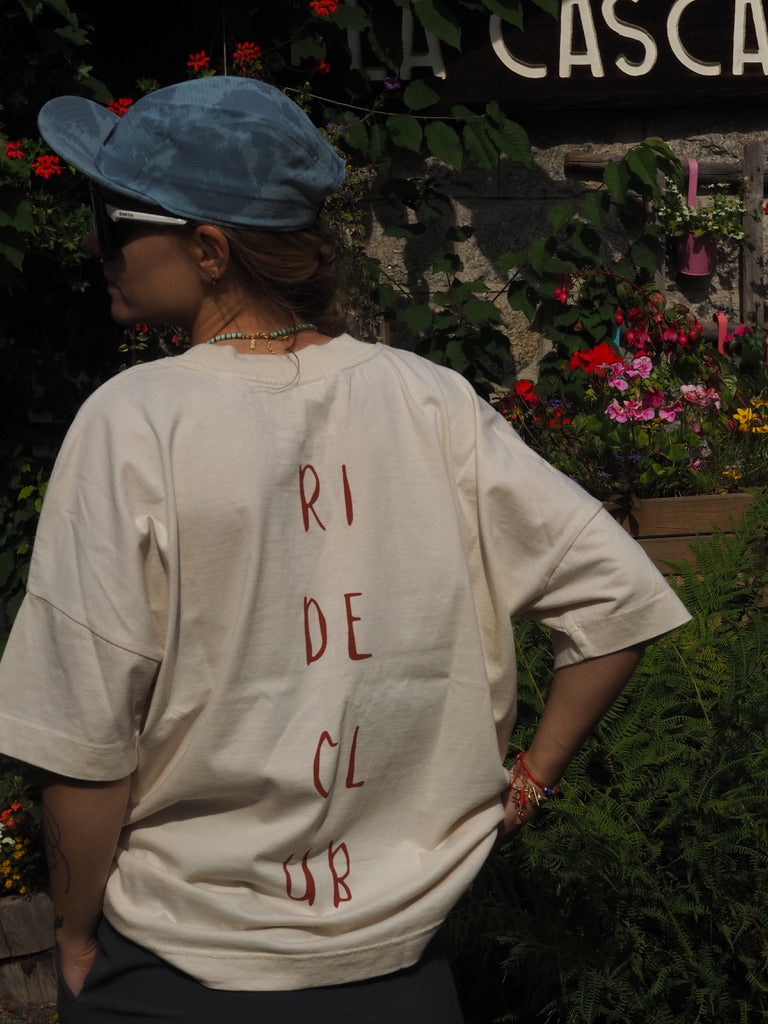 RIDE CLUB - T-shirt Beige Chiné