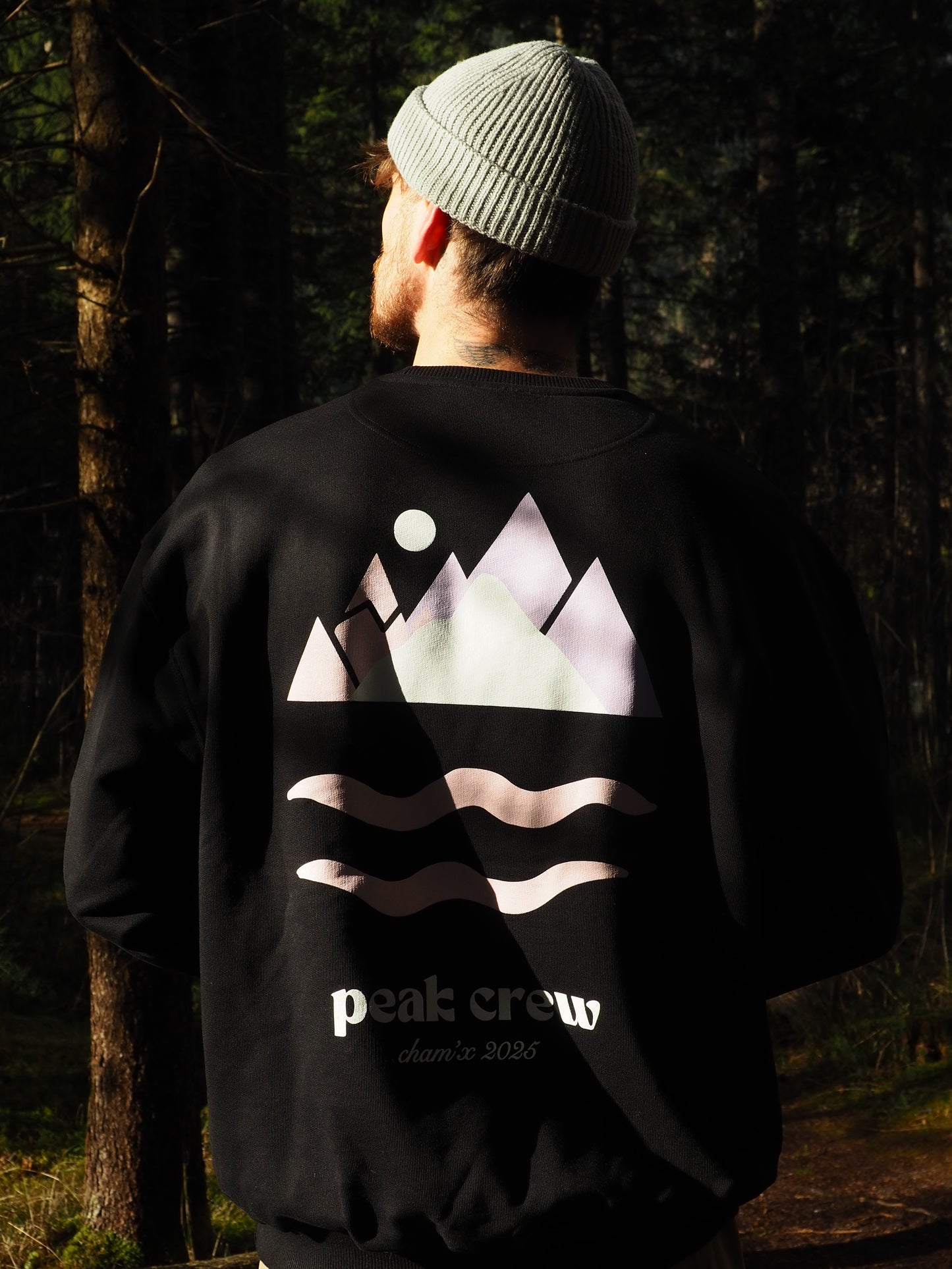 CHAM' PULSE - Sweat Noir Oversize